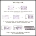 thumbnail image 6 of Smartphone Attachable Blue Light Filter Portable Compact Reading Glasses +2.0 Pink, 6 of 6