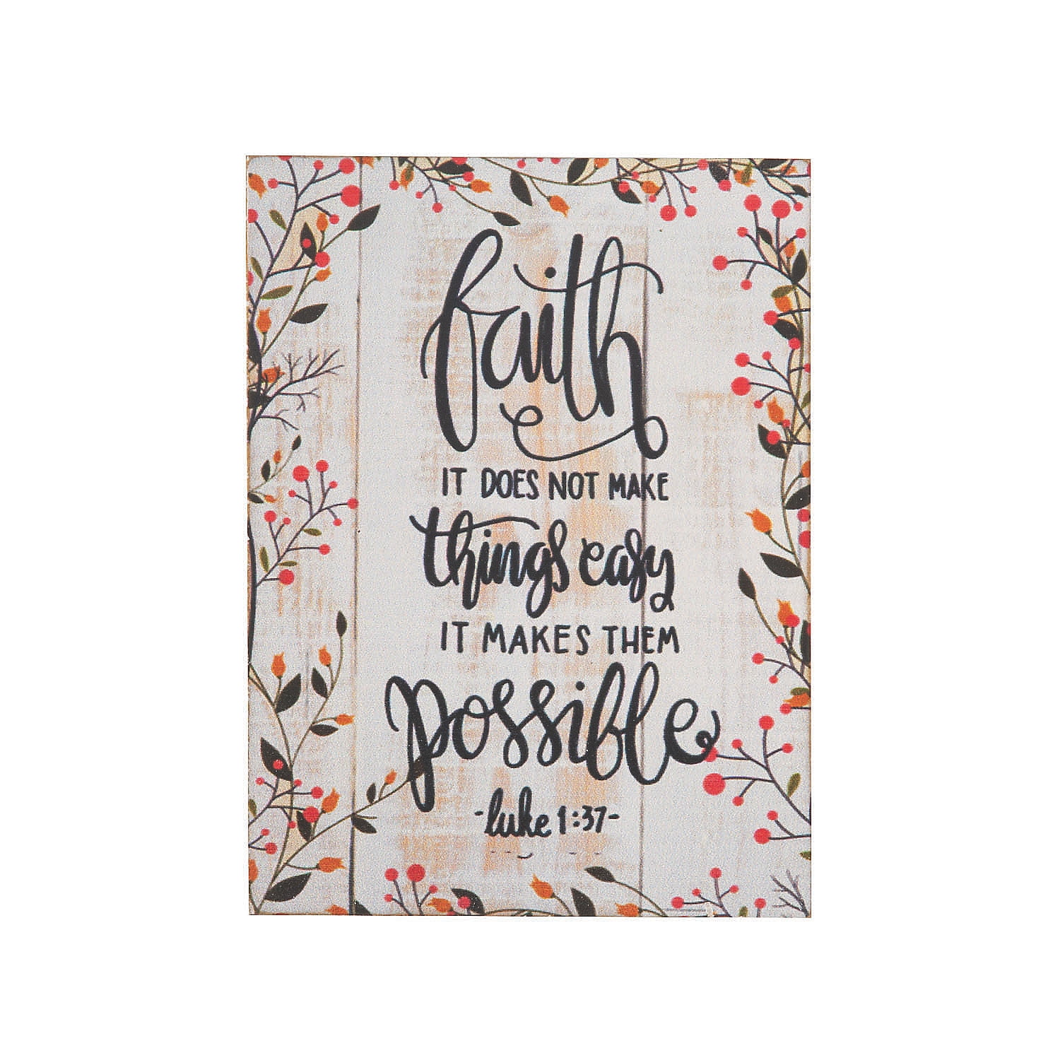 Possible With Faith Wall Art Home Decor 1 Piece