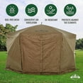 thumbnail image 7 of Hike Crew 12' x 12' Enclosed Canopy Tent, Brown, 7 of 7