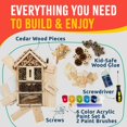 thumbnail image 2 of Kit de hotel para insectos SparkJump de madera para manualidades con pinturas y herramientas, 2 of 8
