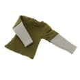 thumbnail image 2 of Camiseta de manga larga para hombre, ropa en miniatura, disfraz, ropa para muñecas hecha a mano, 1/12 Verde, 2 of 9