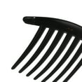 thumbnail image 7 of Unique Bargains 2Pcs French Twist 7 Teeth Comb Teeth Hair Combs Clip Comb 4.1" Resin Black, 7 of 7