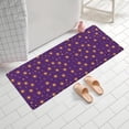 thumbnail image 2 of Purple Sun Star Swirl Pattern Bathroom Rugs Mat,Non Slip Microfiber Bathroom Rug,Rubber Backing,Soft Bathroom Mats for Bathroom Floor,Tub and Shower,60x24in(150x60cm), 2 of 5