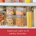 thumbnail image 3 of Brilliance 16-Cup Airtight Food Storage Container with Lid Clear/Grey - optimal for pantry organization flour sugar and food storage, 3 of 6