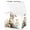 A Fox, variant on Foldable Fabric Storage Bin With Handle Collapsible Basket Box Storage With Lid Organizer Mother Daughter Simple Line Art