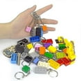 thumbnail image 3 of Diy Building Blocks Key Chain Hanging Ring Bricks Accessories Keychain Creative Brick Kits Compatible All Brands Toys, 3 of 5