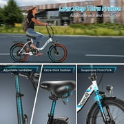 Gocio 20 Folding Electric Bike for Adults, 750W Peak Motor Fat Tire Commuter Ebike, 48V 10.4Ah Battery, 7 Speed, UL2849