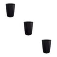 thumbnail image 2 of Justharion Wide Applicaiton Trash Can For Household - 6L Capacity Easy Access Simple Black S 3Set, 2 of 6