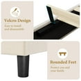 thumbnail image 4 of Bed Frame with Headboard, Upholstered Bed Frame, Heavy-Duty Platform Bed Frame, Upholstered Mattress Foundation No Box Spring Needed, 4 of 6