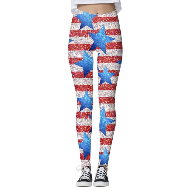 Aayomet Leggings de Sport Imprimés pour Femmes, Pantalons de Yoga Léopard Évasés (Rouge, TG)
