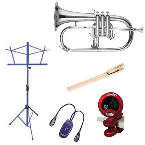 Band Directors Choice Silver Flugelhorn W/Accessories