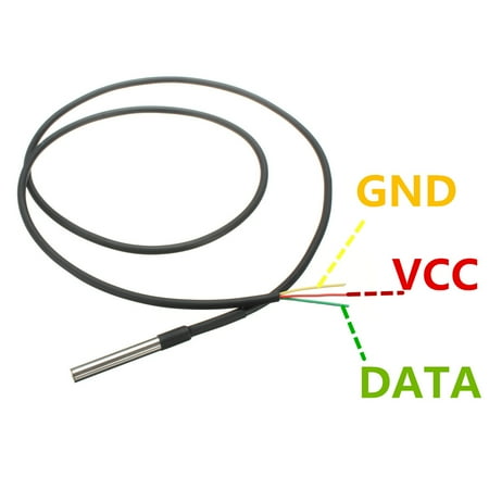 - Digital Temperature Waterproof Temp Sensor Thermal Probe DS18B20 For Thermometer