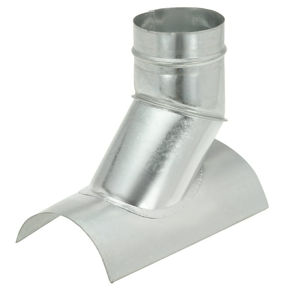 Duct Connector, Saddle Take Off 45 Degree 6" Duct to 4" Outlet Saddle Branch Extension Duct Splitter
