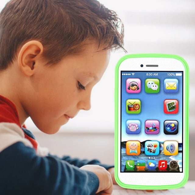 Simulated English Learning Mobile Toys Early Childhood Education Mobile Phone 3 Color Story Machine Toys