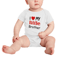thumbnail image 2 of I Love My Little Brother Cute Baby Rompers For Boy Girl, 2 of 5