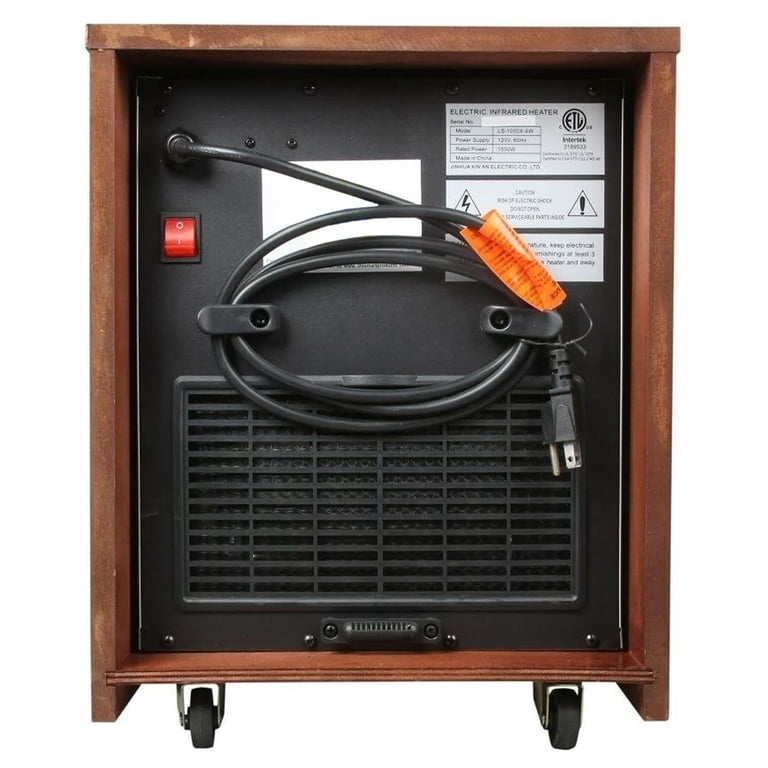 LifeSmart LifePro 6 Element 1500W Infrared Quartz Indoor Space Heater -  Walmart.com