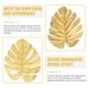 thumbnail image 3 of WORGEOUS 20pcs Monstera Artificial Hojas Monstera Hojas de hojas de adornos de la escena de boda Props, 3 of 8