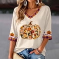 thumbnail image 6 of mgoYE Womens Halloween T Shirts Short Sleeve Casual T-Shirt Ladies Comfortable Printed Shirt Fall Fashion, 6 of 7