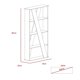 thumbnail image 5 of Divisor de espacio Berlin, Color Wengue, 5 of 6