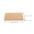 thumbnail image 2 of OULII Fireplace Bricks Clay Light Brown High Temperature Resistance For Fire Pit 1Set, 2 of 8