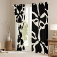 thumbnail image 3 of Feelyou Black Cherry Blossoms Black Out Curtains, Garden Flower Floral Curtains Pack of 2 (42x63 Each), Countryside Plant Bedroom Curtains, Curtains and Drapes Home Decor, 3 of 6