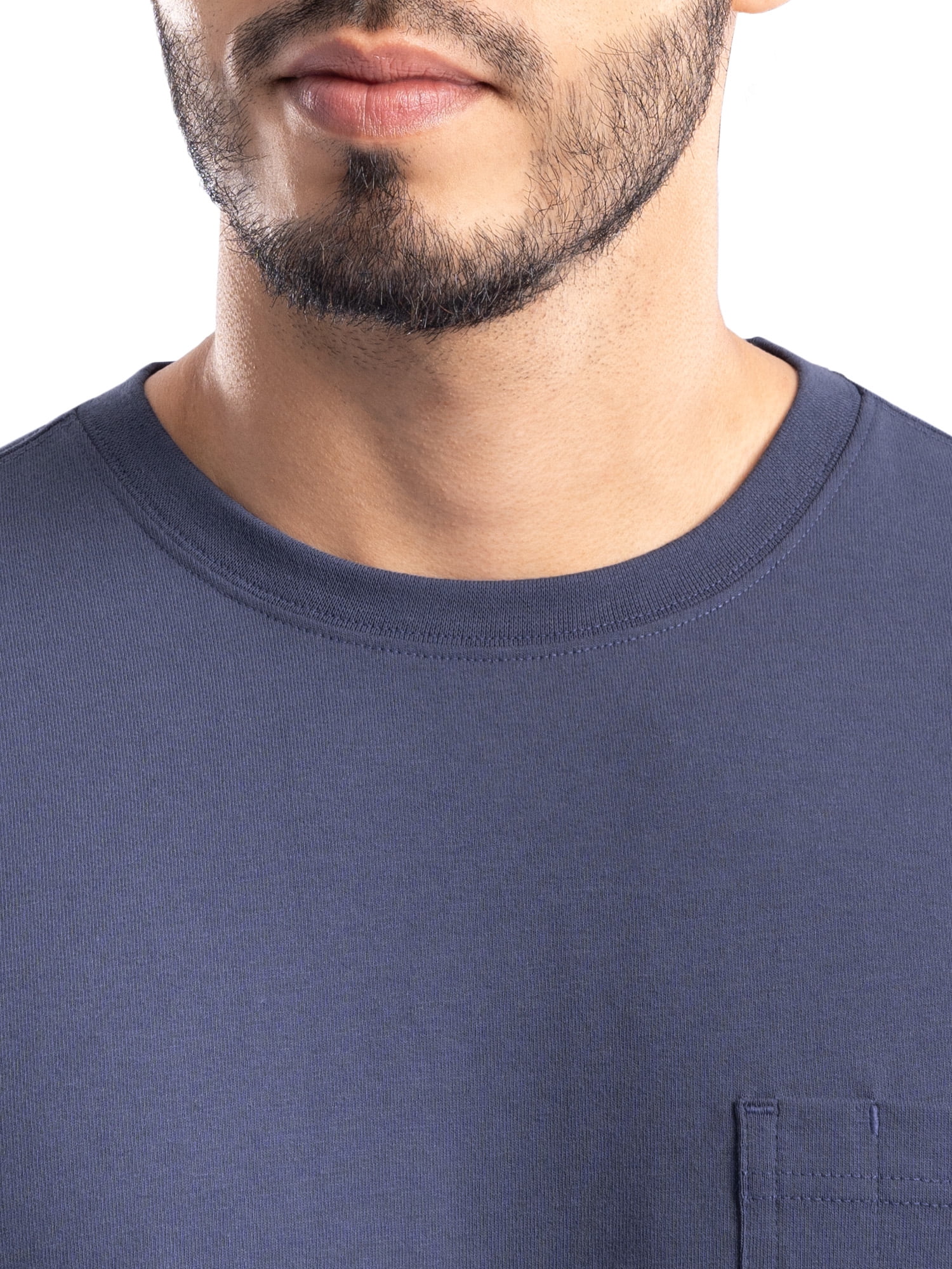 Wrangler Workwear Men's Long Sleeve Heavyweight Work Pocket T-Shirt, Size S-5XL (Men's and Big Men's)