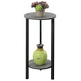 thumbnail image 3 of Drevy Graystone 31" Plant Stand, Weathered Gray / Black,Melamine, 3 of 6