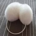 thumbnail image 2 of Winter Ear Muffs,Ladies Warm Cute Plush Imitation Ear Warmers,Cold Weather Earmuffs for Women Girls(Size:One Size), 2 of 3