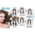 thumbnail image 5 of Rizador de pelo sin calor para cabello largo, forma ondas durante la noche, rizador antideslizante, juego de varillas azules, 5 of 5