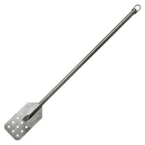 KriKac 1042 42-in Stainless Stir Paddle Perfect for Crawfish and Seafood Boils Durable 42-in Stainless Handle 4-in Wide Perforated Paddle