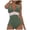 Green, variant on BOBOGOJP Women Tummy Control One Piece Swimsuit Sexy Bathing Suit Hot Pink for Size L