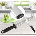 thumbnail image 3 of Diamond Knife Sharpener 8 Inch Professional Extra Fine Oval Sharpening Bar Household Kitchen Diamond Sharpening Steel, 3 of 8