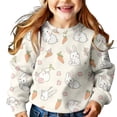 thumbnail image 1 of Manga Larga Vestido de Línea para las Mujeres Casual Suelto de Lana Forrado para el Calor Manga Larga Cuello Redondo Sudadera con Capucha, 1 of 6