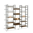 thumbnail image 6 of Yesfashion 5 Tier Bookshelf Bookcases for Book Display Modern Minimalist Storage Display Shelf for Bedroom Living Room Home Office, 6 of 9