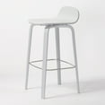 thumbnail image 2 of MOS ELSA Modern Wooden Counter Stool White Counter Height, 2 of 4