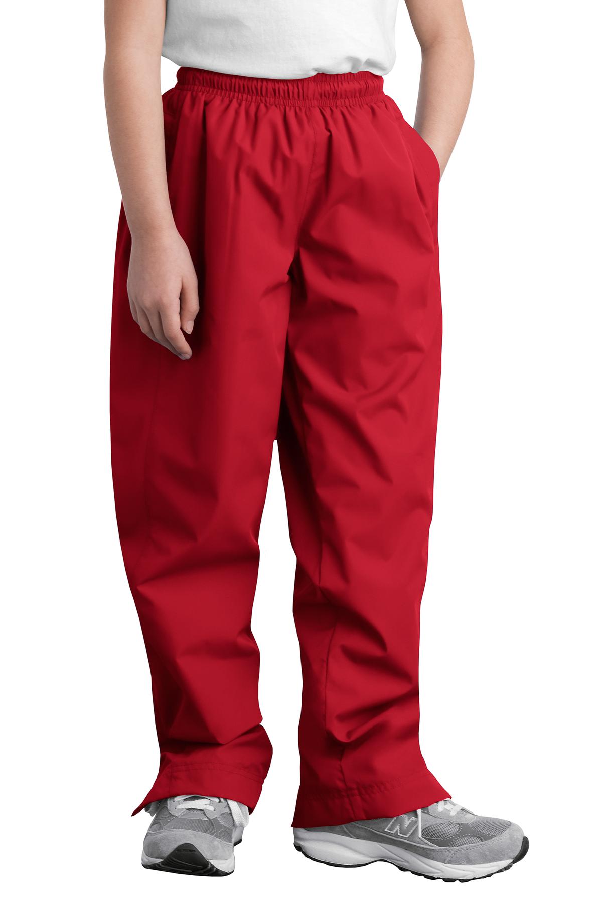SportTek® Youth Wind Pant. Ypst74 True Red L Walmart Canada
