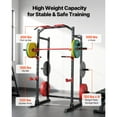 thumbnail image 3 of KFFKFF Power Cage Power Rack, Multifunctional Barbell Squat Rack with Adjustable Height, Home Gym Strength Training Workout Equipment, 3 of 8