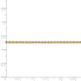 thumbnail image 4 of 14K Yellow Gold 1.75mm Diamond Cut Rope With Lobster Clasp Chain Bracelet 7 IN, 4 of 4