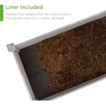 thumbnail image 6 of YKITRD 8x2FT Gray Outdoor Wooden Raised Garden Bed Planter - Sturdy Fir Wood, Drainage Holes, Ideal for Vegetables, Grass & Yard Gardening, 6 of 7
