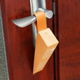 thumbnail image 5 of Tope de puerta de madera, cuñas de puerta antideslizantes de madera maciza, cuña de tope de puerta resistente y duradera, tope de puerta apto para costura inferior de puerta, paquete de 2, 5 of 5