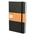 thumbnail image 3 of Moleskine Hard Cover Notebook, Plain, 8 1/4 x 5, Black Cover, 192 Sheets -HBGMBL17, 3 of 4