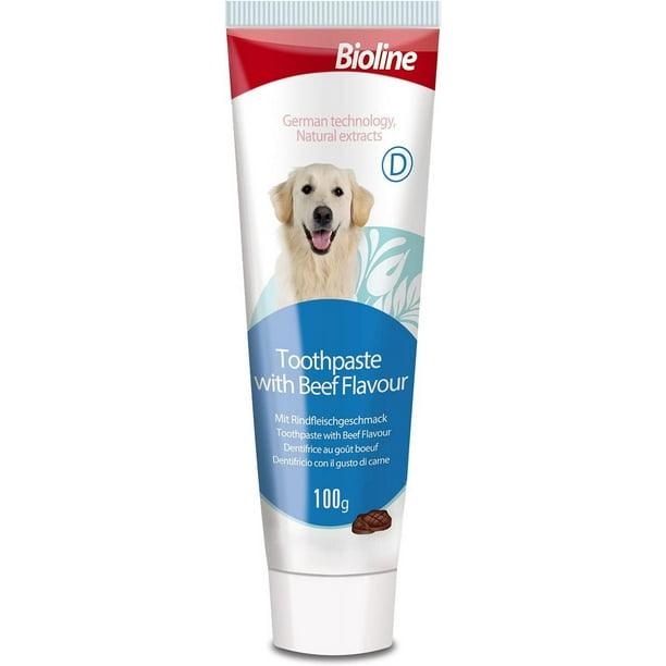 Bioline Dog Toothpaste Teeth Cleaning Plaque and Tartar Control