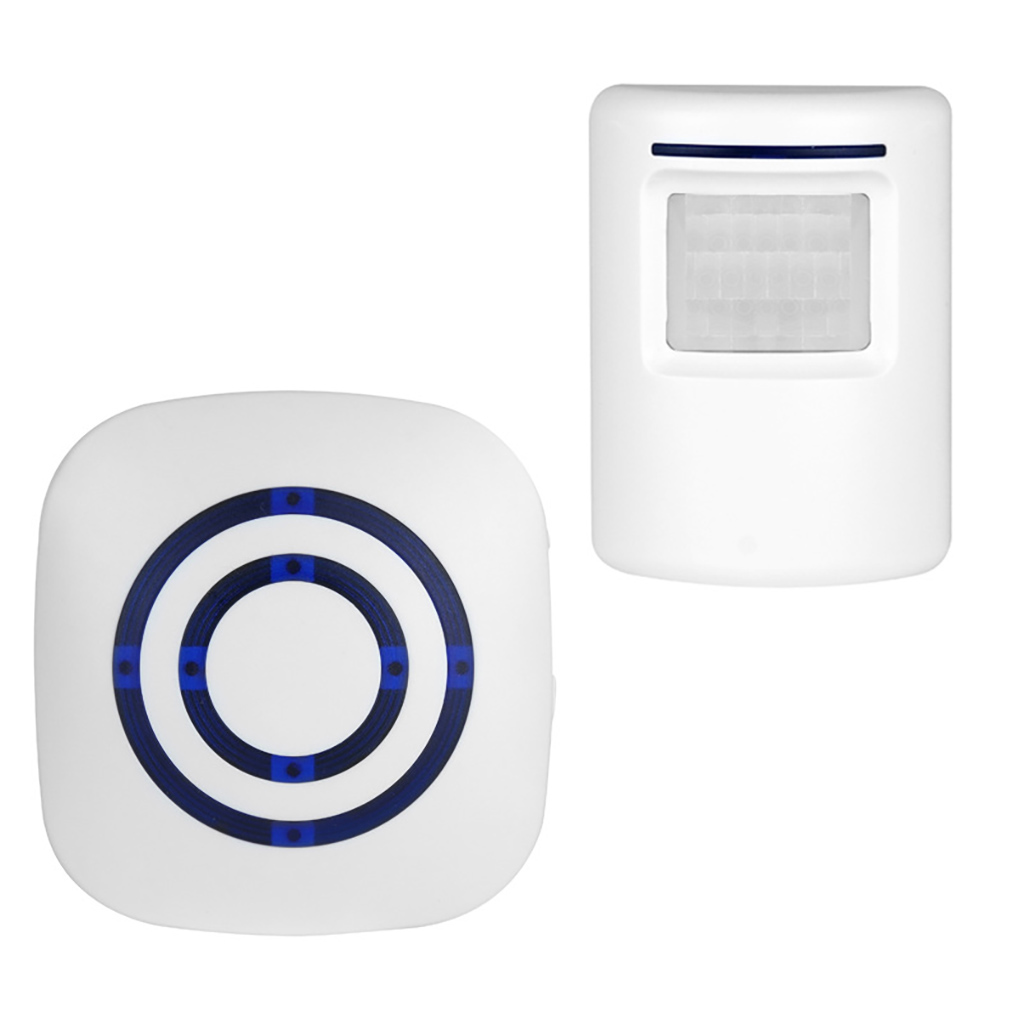 Wireless Doorbells Motion Sensor Chime Detector AC plugin Practical