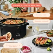 Beautiful 4Qt Slow Cooker with Touch-Activated Display, Black Sesame by Drew Barrymore
