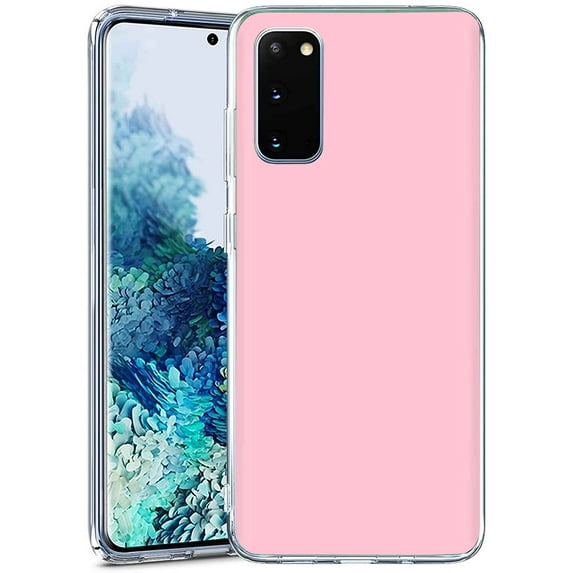 TalkingCase Slim Phone Case Compatible for Samsung Galaxy S20 FE 4G/5G,(Not S20),Light Pink Print,Lightweight,Flexible,Soft, USA