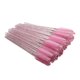thumbnail image 1 of 50 pz. Cepillos desechables con purpurina para cejas y pestañas, cepillos cosméticos para maquillaje con mango de cristal, 1 of 6