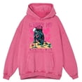 thumbnail image 3 of Sudadera con capucha retro desgastada con diseño de esqueleto "Cargando solo con el corazón roto" para hombre, 100 % algodón, estilo hip hop, holgada y de gran tamaño, 3 of 4