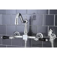 thumbnail image 2 of Kingston Brass Wall Mount Kitchen Faucets With Brushed Nickel KS1248PKLBS, 2 of 7