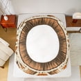 thumbnail image 5 of Homewish Hippie Boho Aztec Twin Sheet Sets, Vintage Western Abstract Twin Fitted Sheet, Rustic Farmhouse Flat Sheet, Breathable Home Decor, 3pcs, 5 of 7