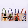thumbnail image 1 of Piezas, Bolso de Regalo de Dulces de Halloween, Bolsa de Dulces de Lino de Halloween, Bolsa de Merienda de Lino para Fiesta de Halloween, para Niños Suministros de Fiesta de Halloween Favor Rojo Verde Cocina, Decoración y Otros, 1 of 5